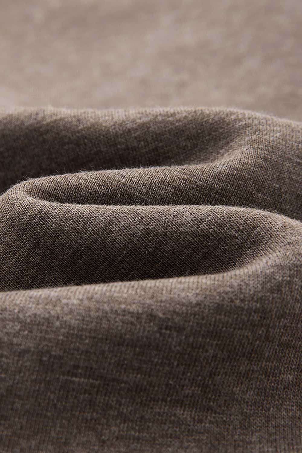 Heavyweight Wide-Leg Trousers in Coffee - fabric texture close-up