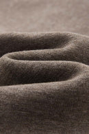 Heavyweight Wide-Leg Trousers in Coffee - fabric texture close-up