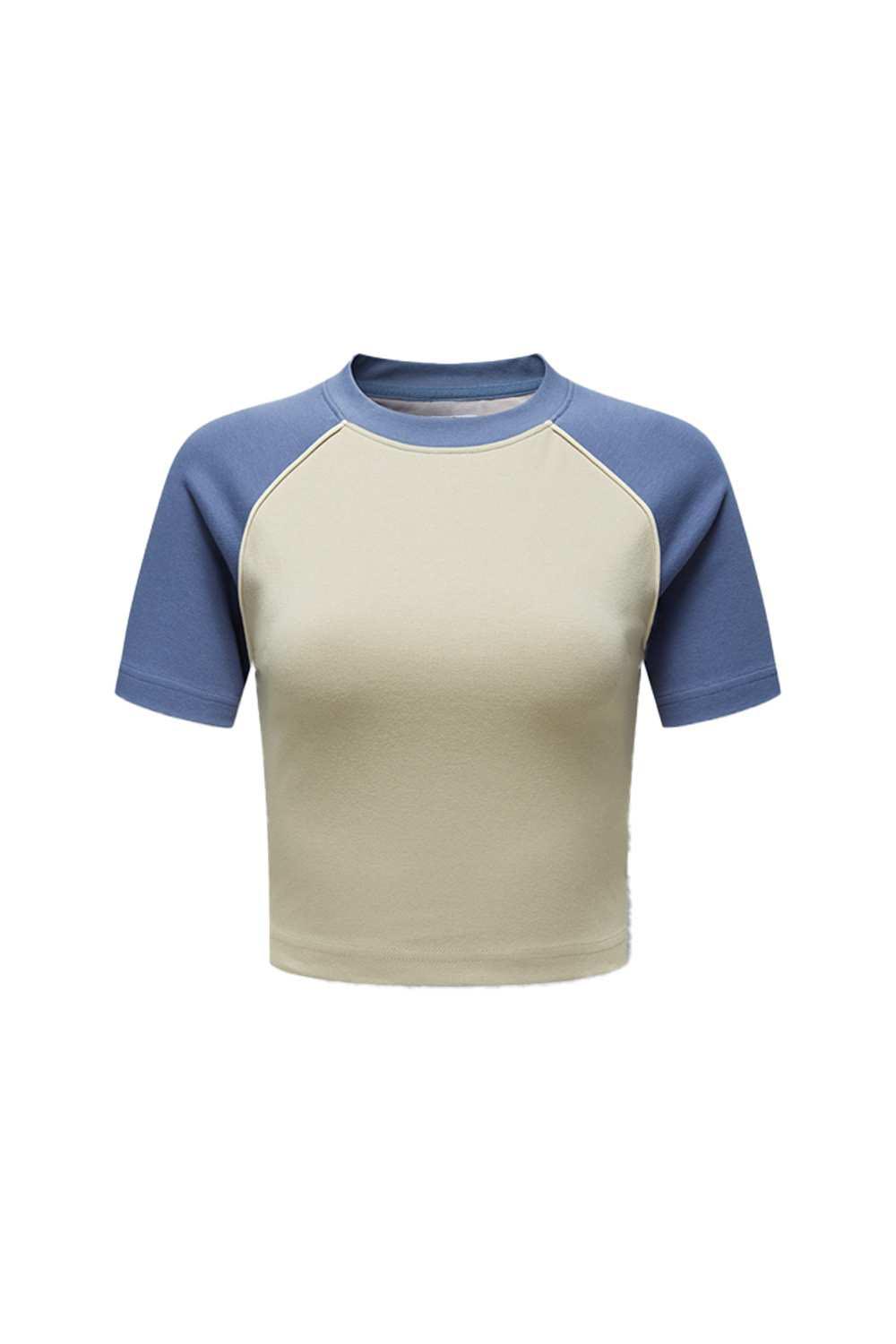 Women's Vintage Crop Top T-Shirt | Casual High Street Washed Tee