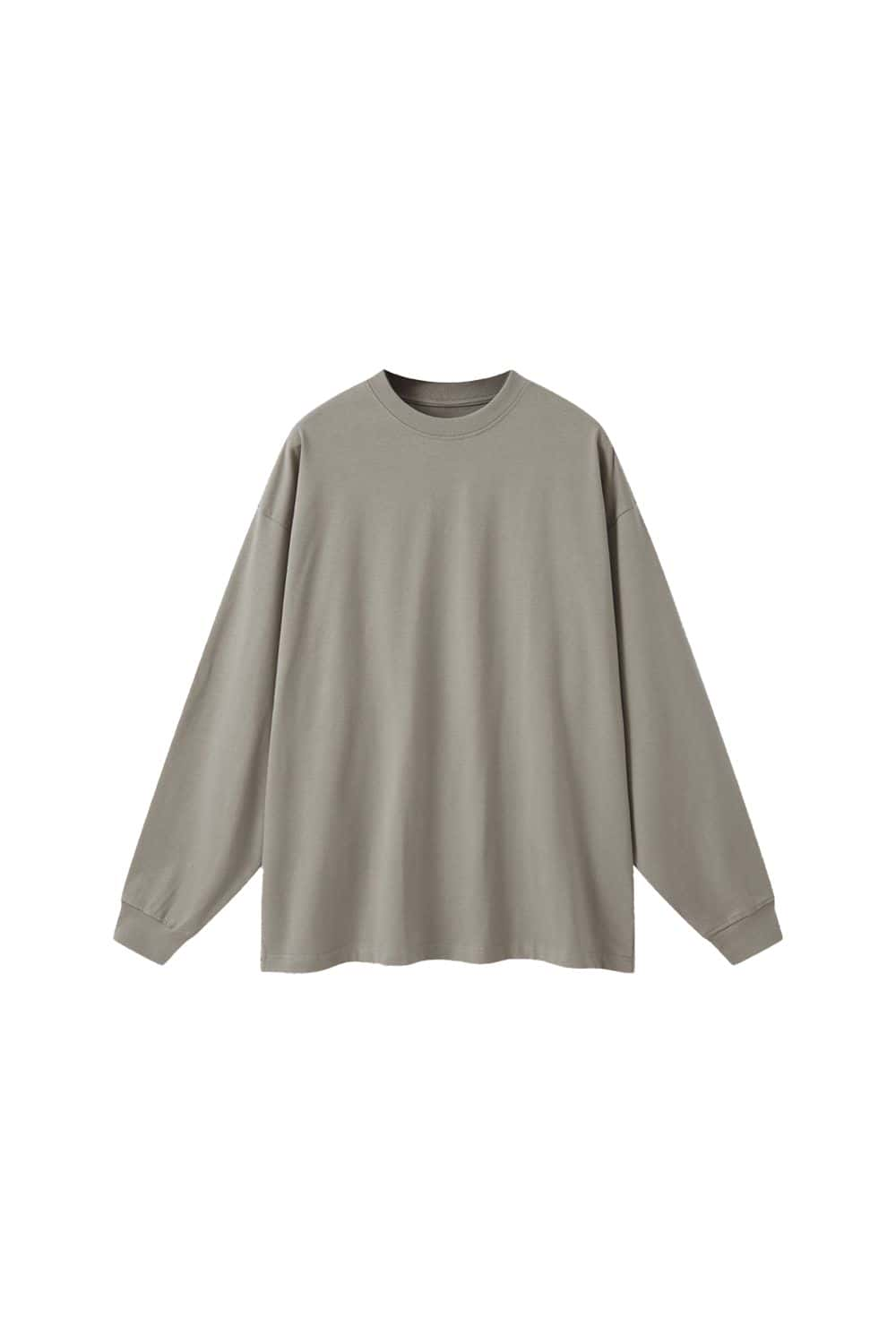 Pure Cotton Loose Long-Sleeve T-Shirt