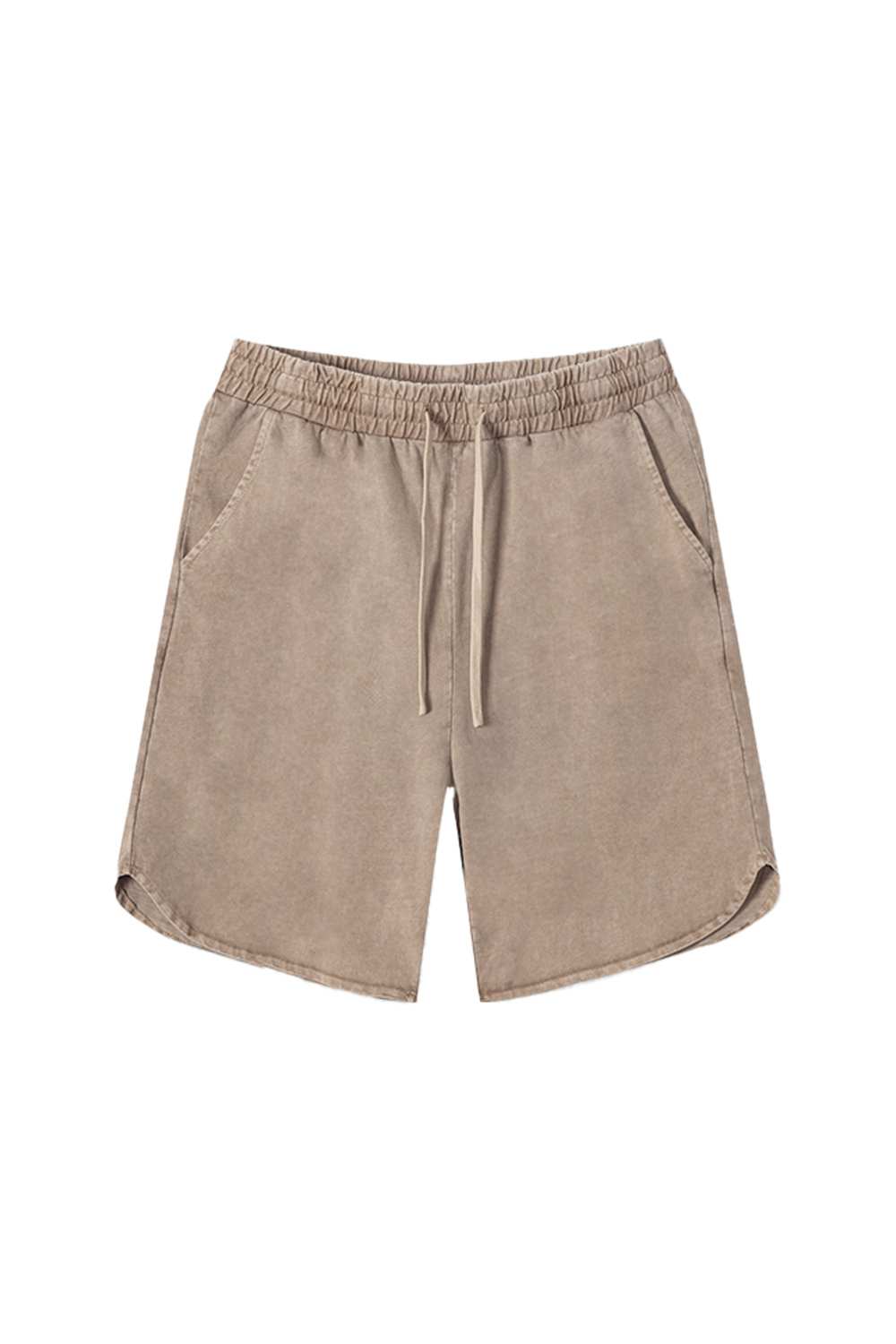 Vintage-Inspired Brushed Tech Gym Shorts