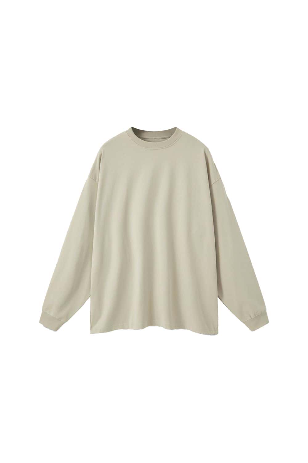 Pure Cotton Loose Long-Sleeve T-Shirt